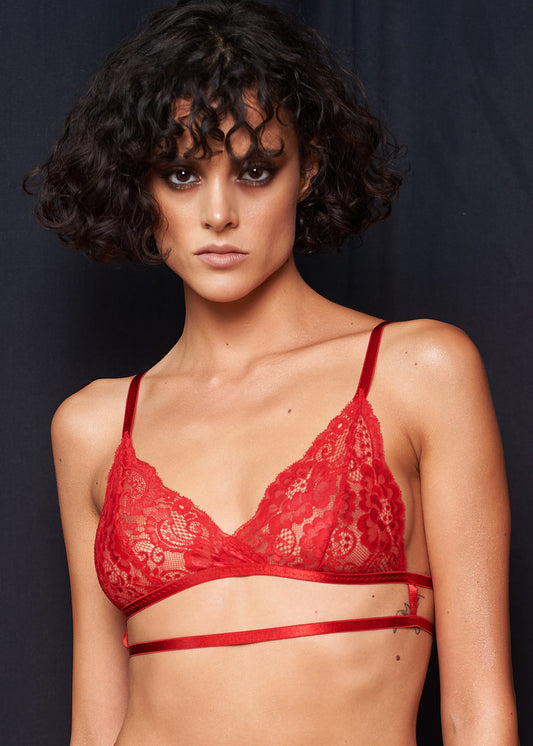 Strawberry bra red