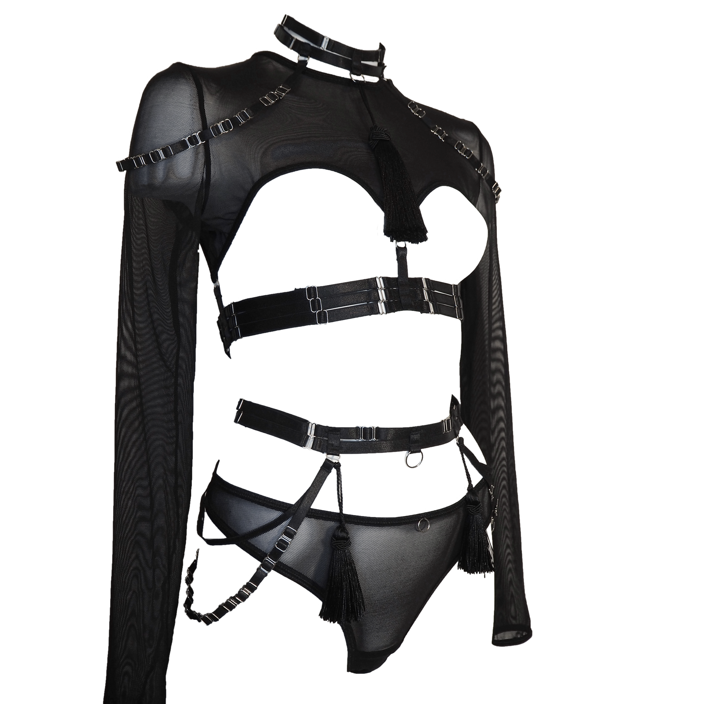 Elektra set (4 pieces) black